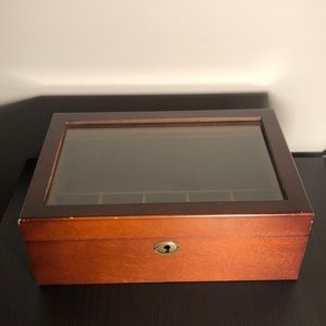 Caddy Bay Collection “Madera 10” Solid Wood Watch Box